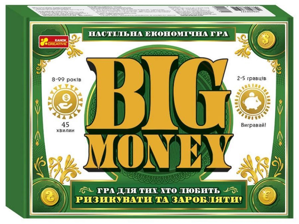 Настольная экономическая игра, Big Money, Ranok Creative 12120143У