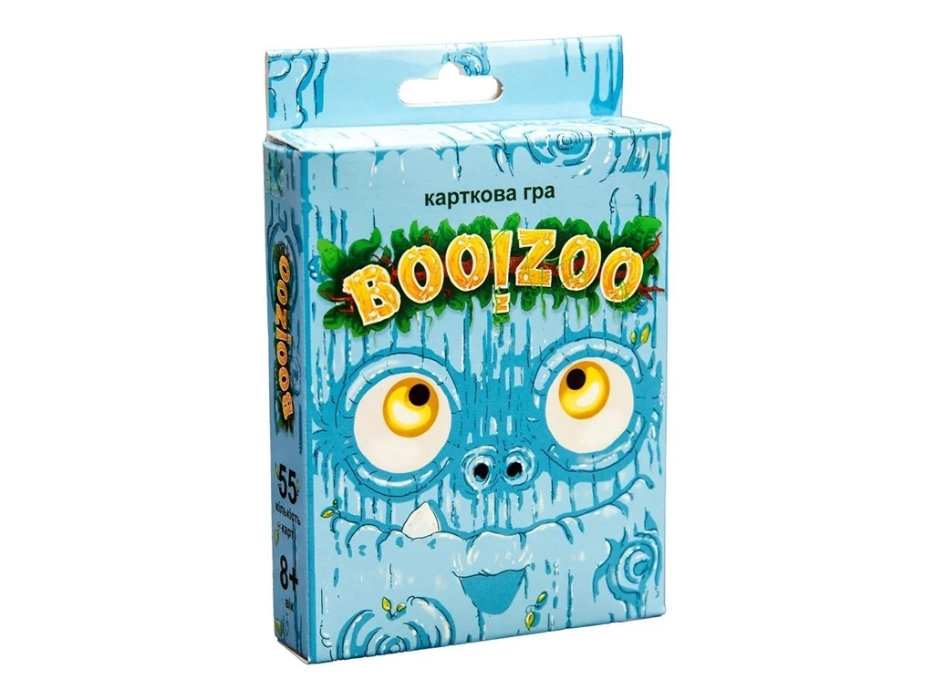 Гра настільна карткова Boo!Zoo, 55 карток, на реакцію та пам’ять, Strateg
