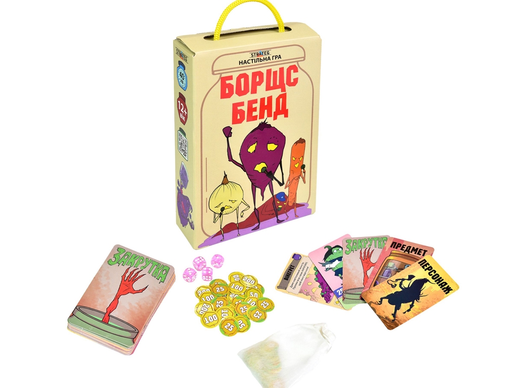 Настільна гра "Борщ Бенд", 12+, Strateg