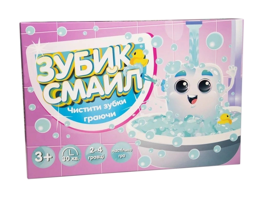 Настільна гра "Зубик Смайл", 3+, Strateg