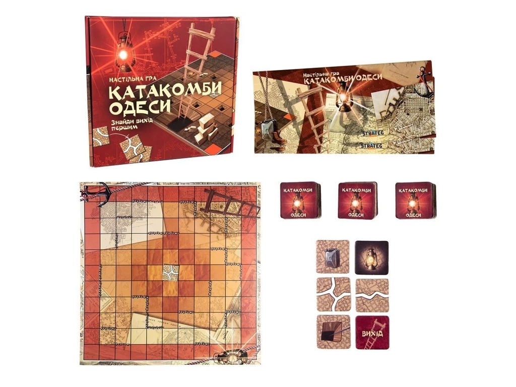 Настільна гра "Катакомби Одеси", 8+, Strateg