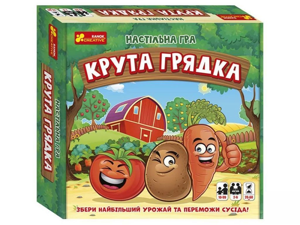 Настільна гра, Крута грядка, Ranok Creative 12120091У