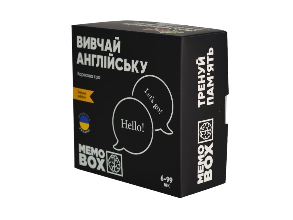 Настільна гра MemoBox Delux Вивчай англійську. JoyBand MBD104