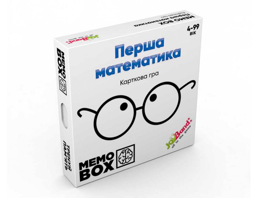Настільна гра MemoBox Перша Математика. JoyBand MB0001