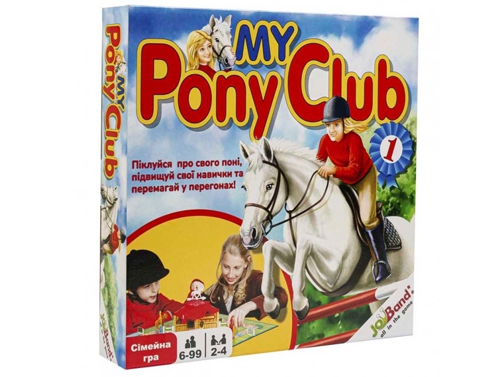 Настільна гра "My Pony Club", 6+, JoyBand