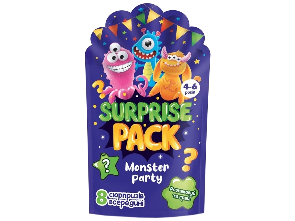 Настольная игра Набор сюрпризов, Surprise pack, Monster party, Vladi Toys VT8080-03