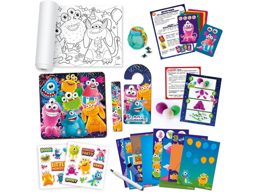 Настольная игра Набор сюрпризов, Surprise pack, Monster party, Vladi Toys VT8080-03