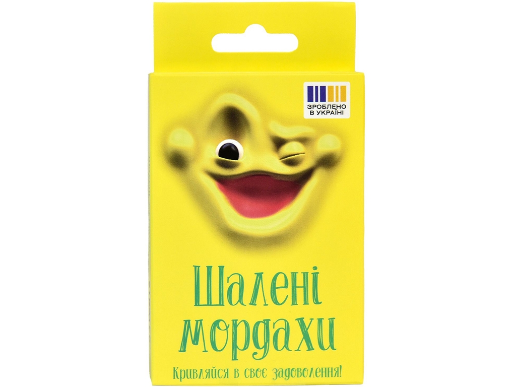 Настільна гра карткова Шалені мордахи, повторення емоцій, Strateg