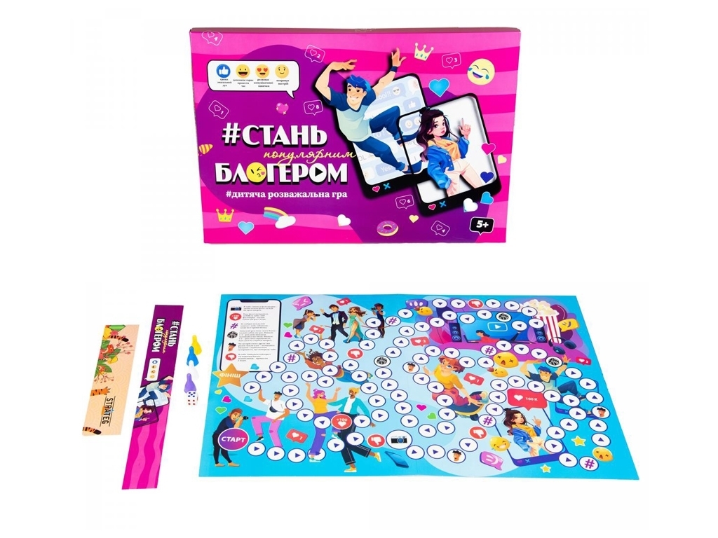 Настольная игра Стань популярным блоггером, Strateg