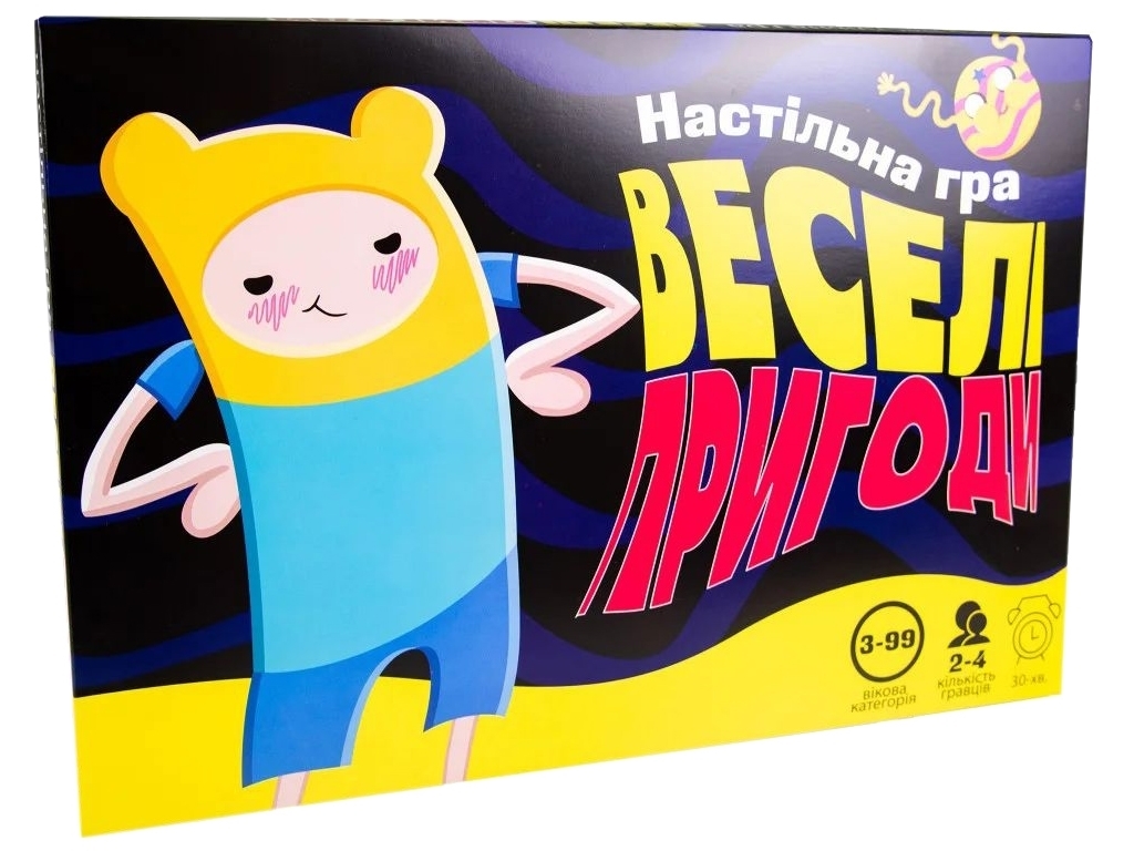 Настільна гра "Веселі пригоди", 3+, Strateg