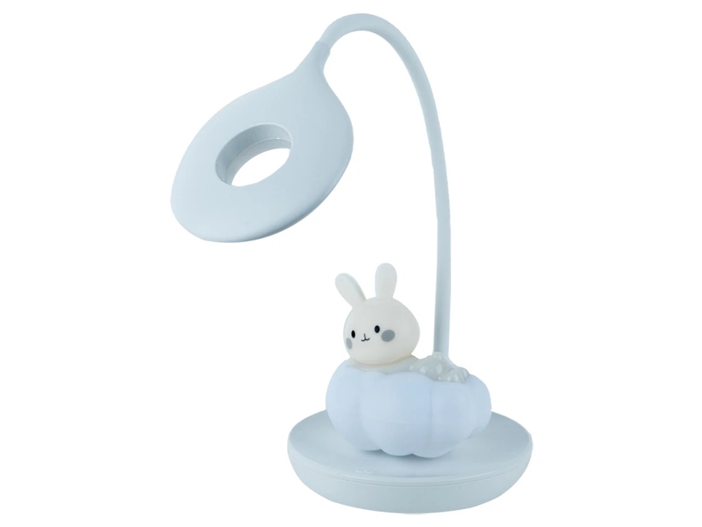 Настільна лампа біла LED з акумулятором Cloudy Bunny, Kite
