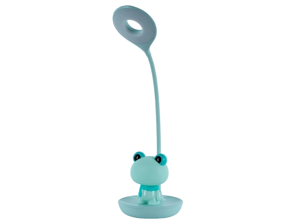 Настольная лампа зеленая LED с аккумулятором Froggy, Kite
