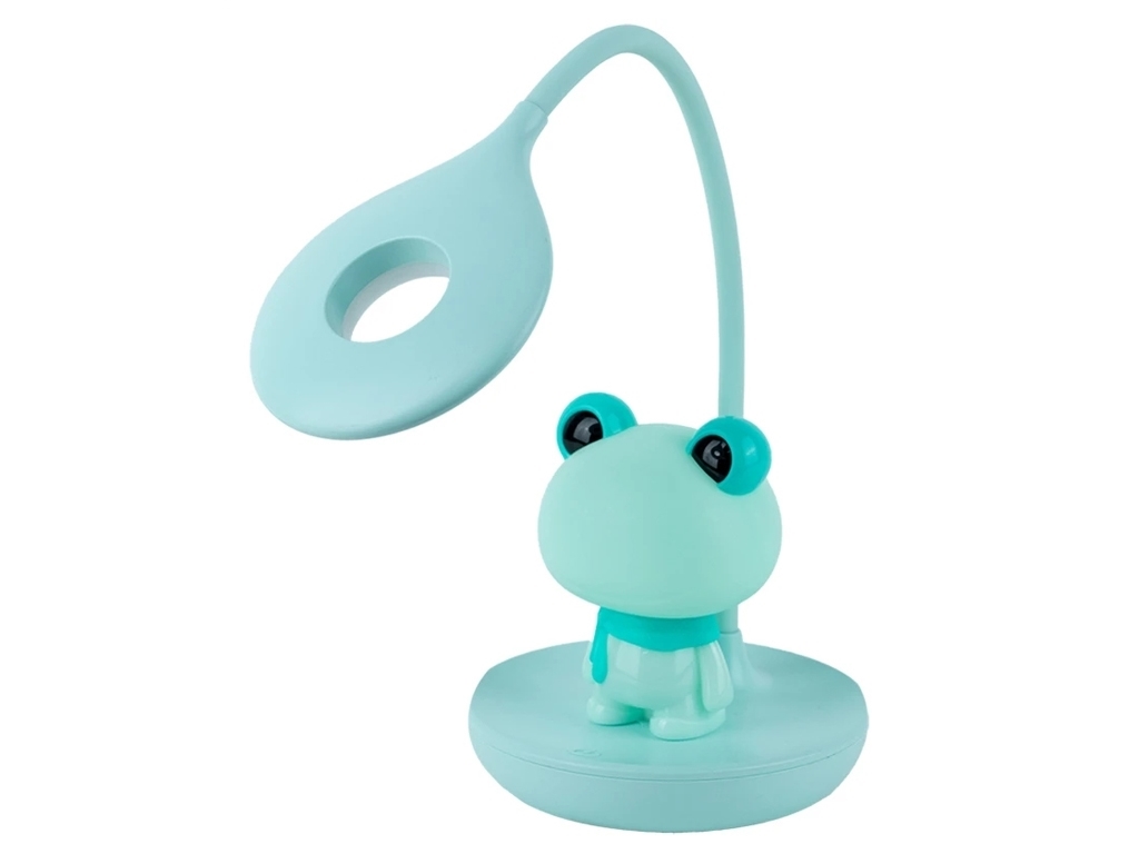 Настольная лампа зеленая LED с аккумулятором Froggy, Kite