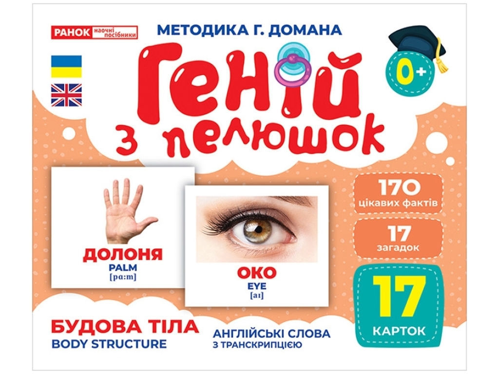 Геній з пелюшок, Будова тіла