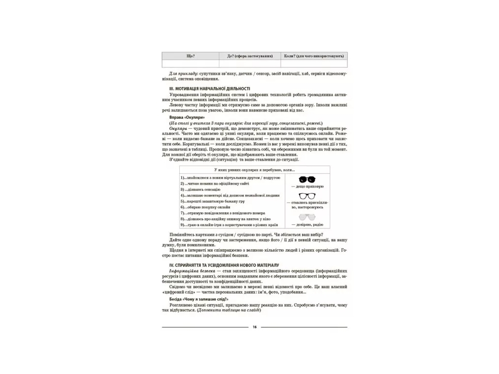 Посібник «Мій конспект. Інформатика», 6 клас, Х. О. Цирульник, М. В. Олійник, Основа