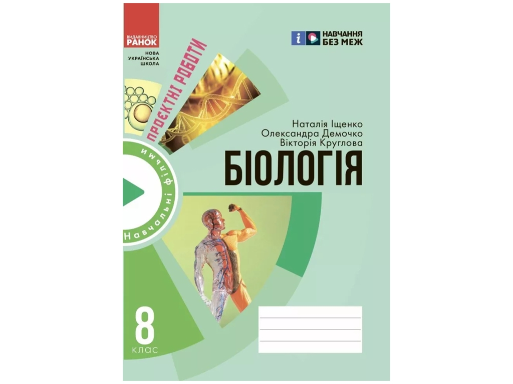 Рабочая тетрадь "Биология", 8 класс, проектные работы, А. Демочко, Н. Ищенко, В. Круглова, Ранок