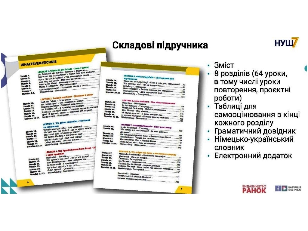 Підручник "Німецька мова 7  клас Halli Hallo! + аудіосупровід", С. Сотникова, Г. Гоголєва, Ранок
