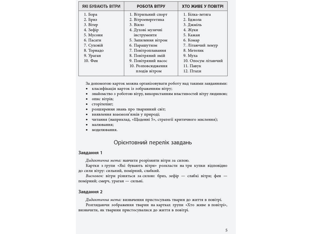 Набор дидактических материалов "Воздух и его свойства", 1–2 класс, Ранок