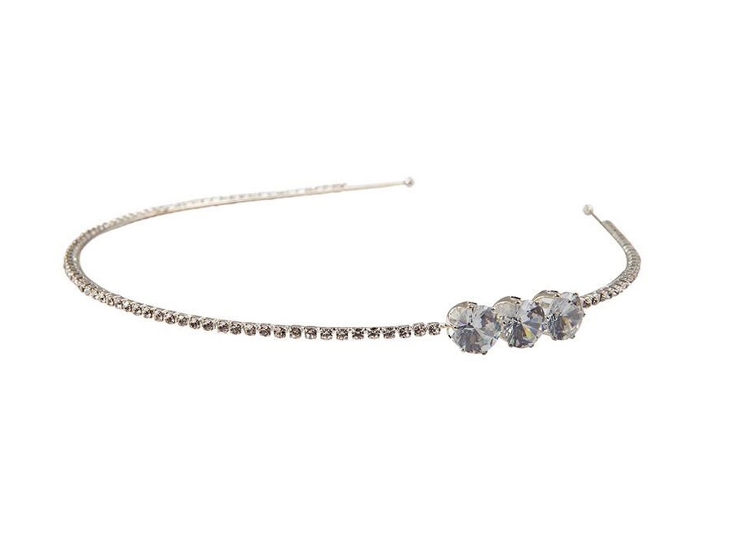 Обруч для волос с кристаллами Boutique Diamante, металлический, Great Pretenders