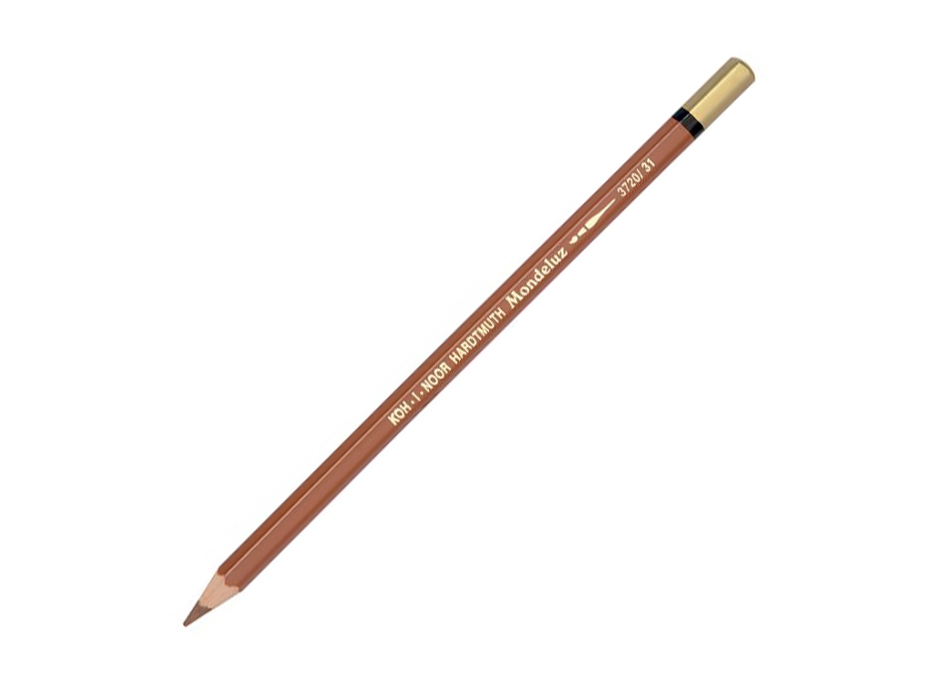 Карандаш акварельный MONDELUZ light brown. Koh-i-Noor 3720/31