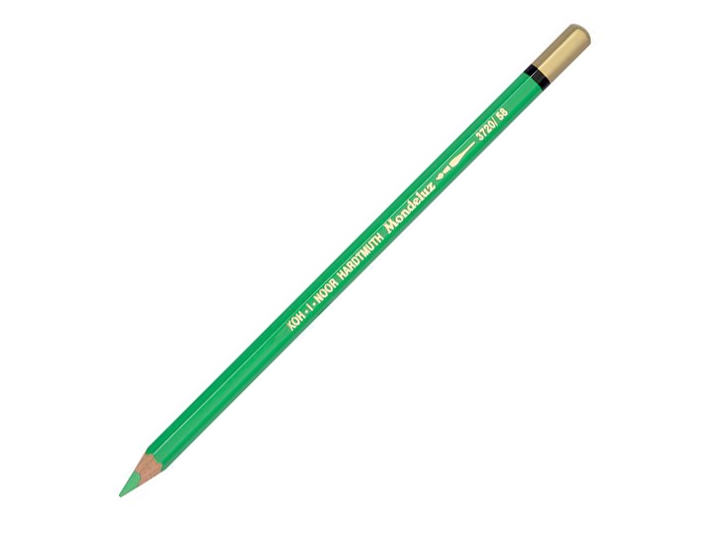 Акварельный карандаш Mondeluz, мягкий грифель 3,8 мм, light green