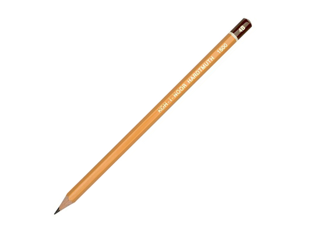 Карандаш графитный 4В. Koh-i-Noor 1500.4B