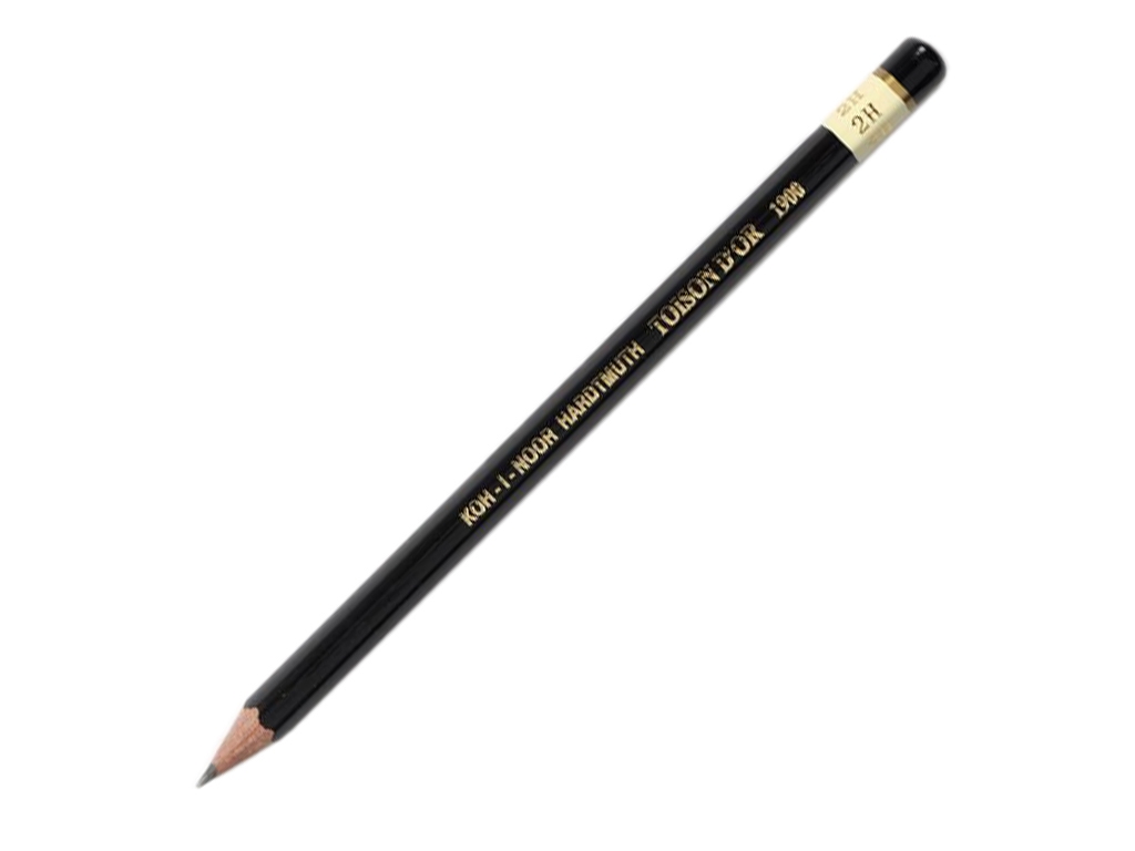 Карандаш графитный 2H. Koh-i-Noor 1900.2H