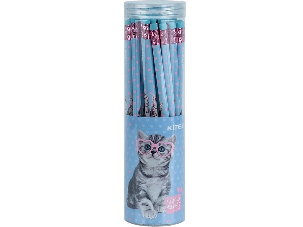 Карандаш графитный с резинкой Studio Pets, Kite