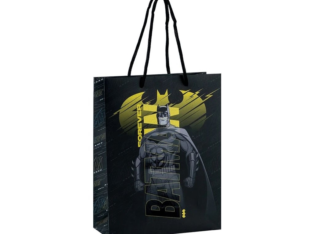 Пакет бумажный подарочный DC Batman 18х24см, Kite