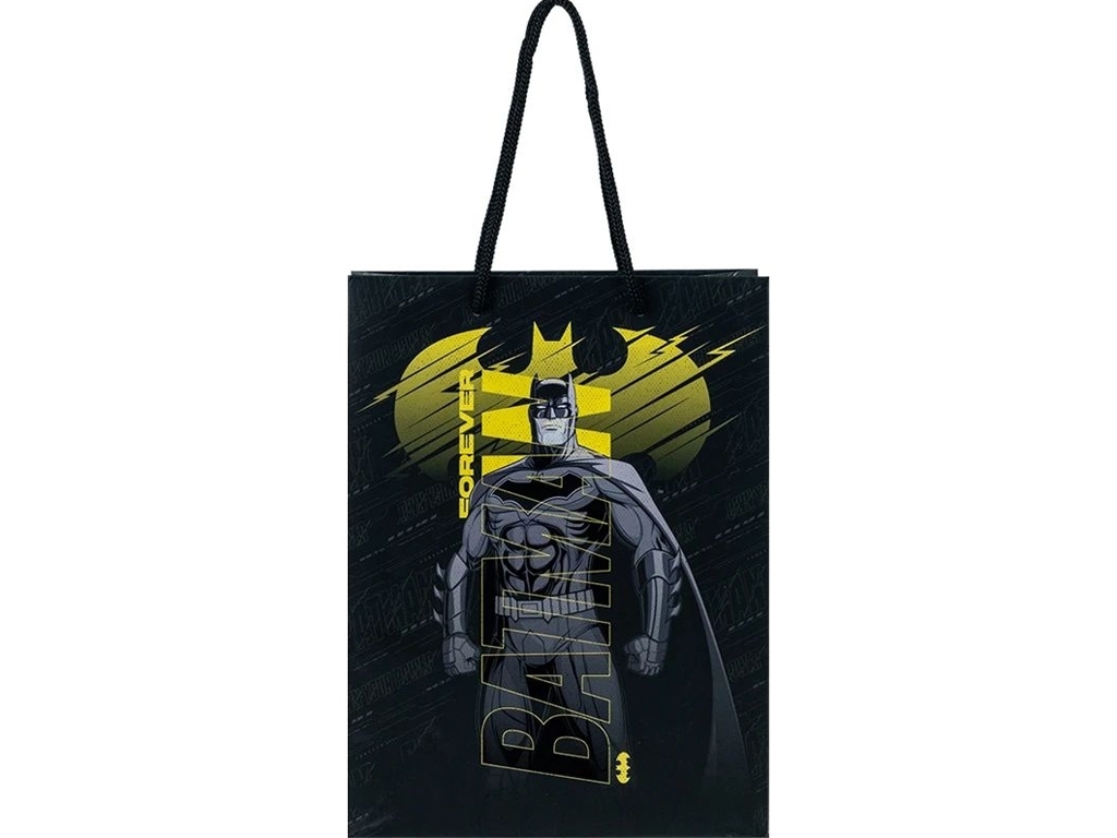 Пакет бумажный подарочный DC Batman 18х24см, Kite
