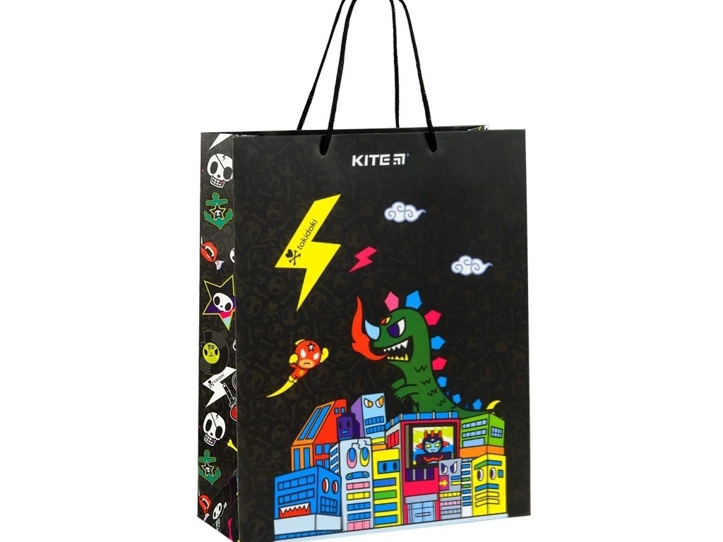 Пакет бумажный подарочный Tokidoki 26х32см, Kite