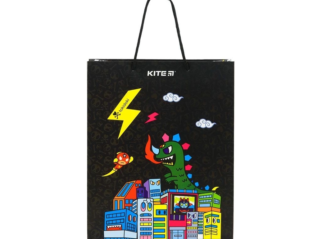 Пакет бумажный подарочный Tokidoki 26х32см, Kite