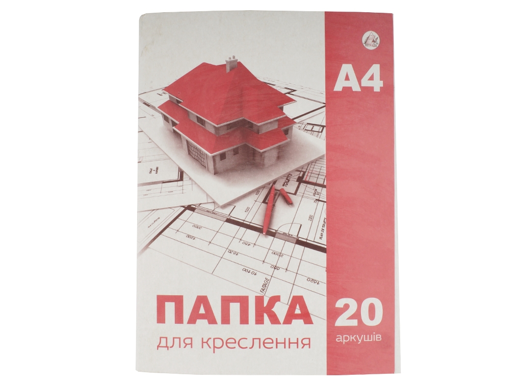 Папка для черчения А4 20 листов, Тетрада ТЕ325