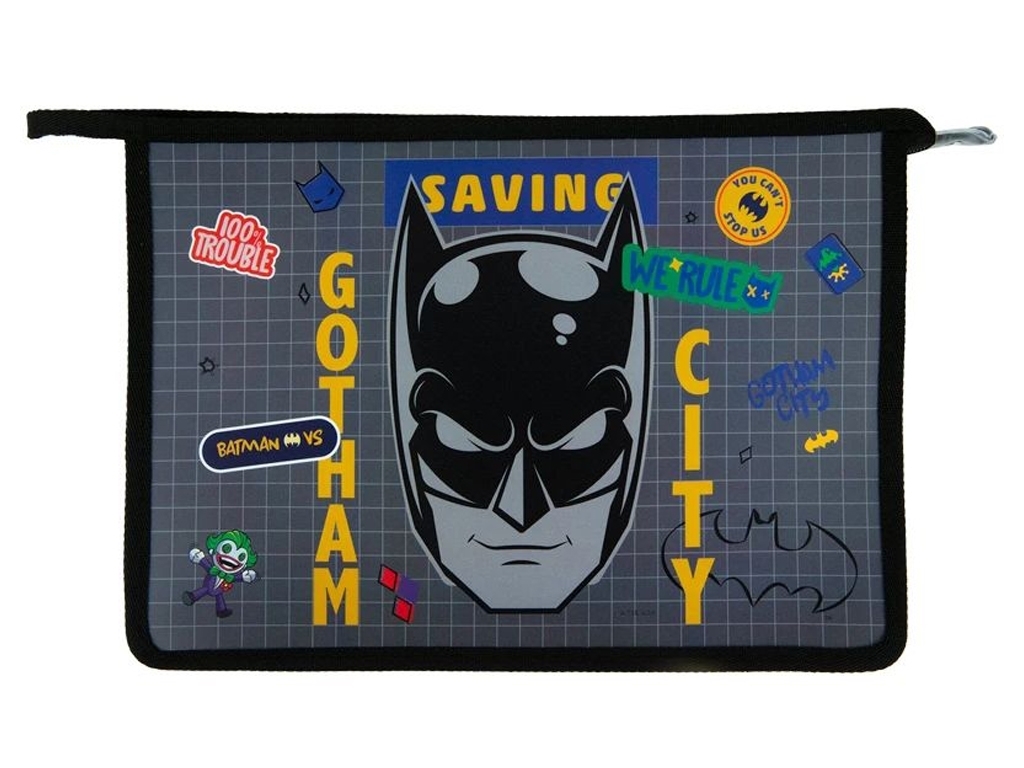 Папка на молнии A4+ DC Batman, Kite