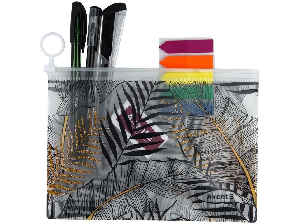 Папка на блискавці B6 Soft Touch Jungle. Axent 1446-01-A
