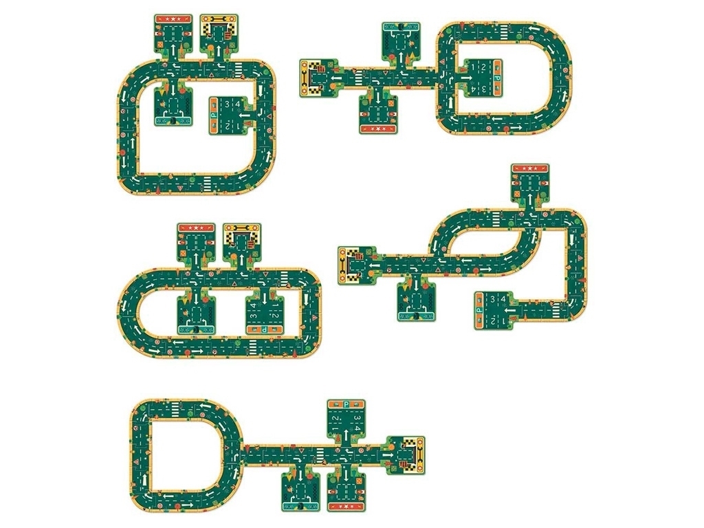 Пазл 21 гигант Автотрасса. Djeco DJ07162