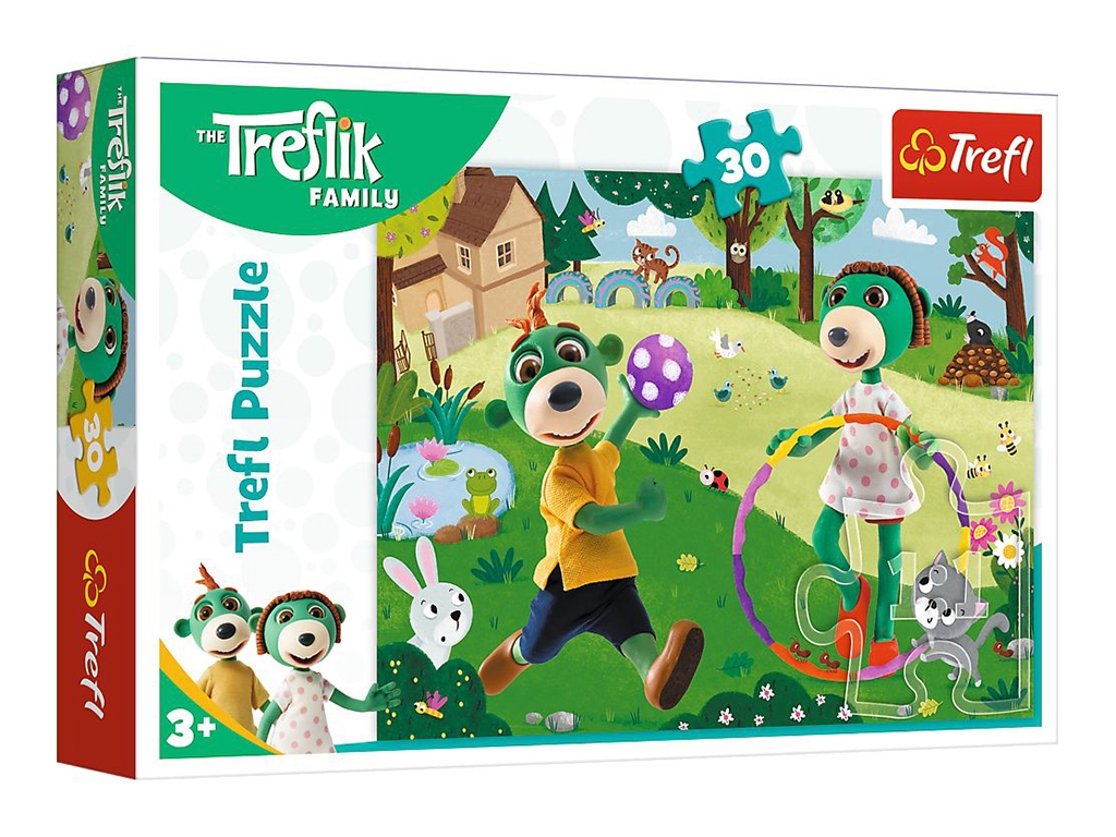 Пазл Trefl The Treflik Family Активний день, 30 деталей