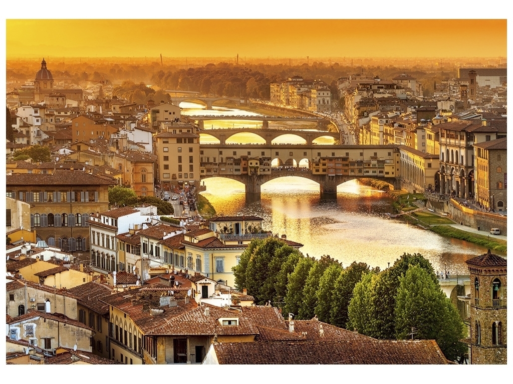 Пазлы Bridges of Florence, 1000 элементов, Касторленд C-104826