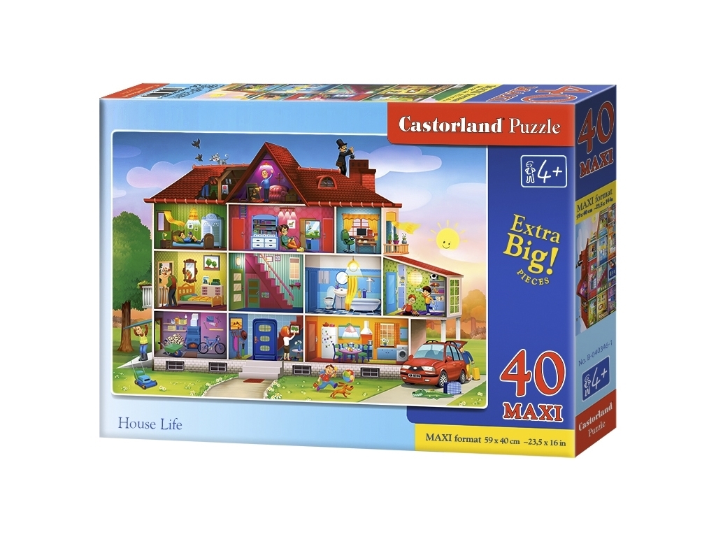 Пазлы Домашняя жизнь, 40 элементов, Castorland