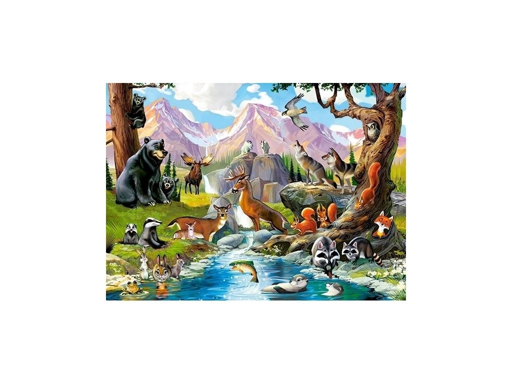 Пазли Дикі тварини 70 елементів, Castorland B-070091