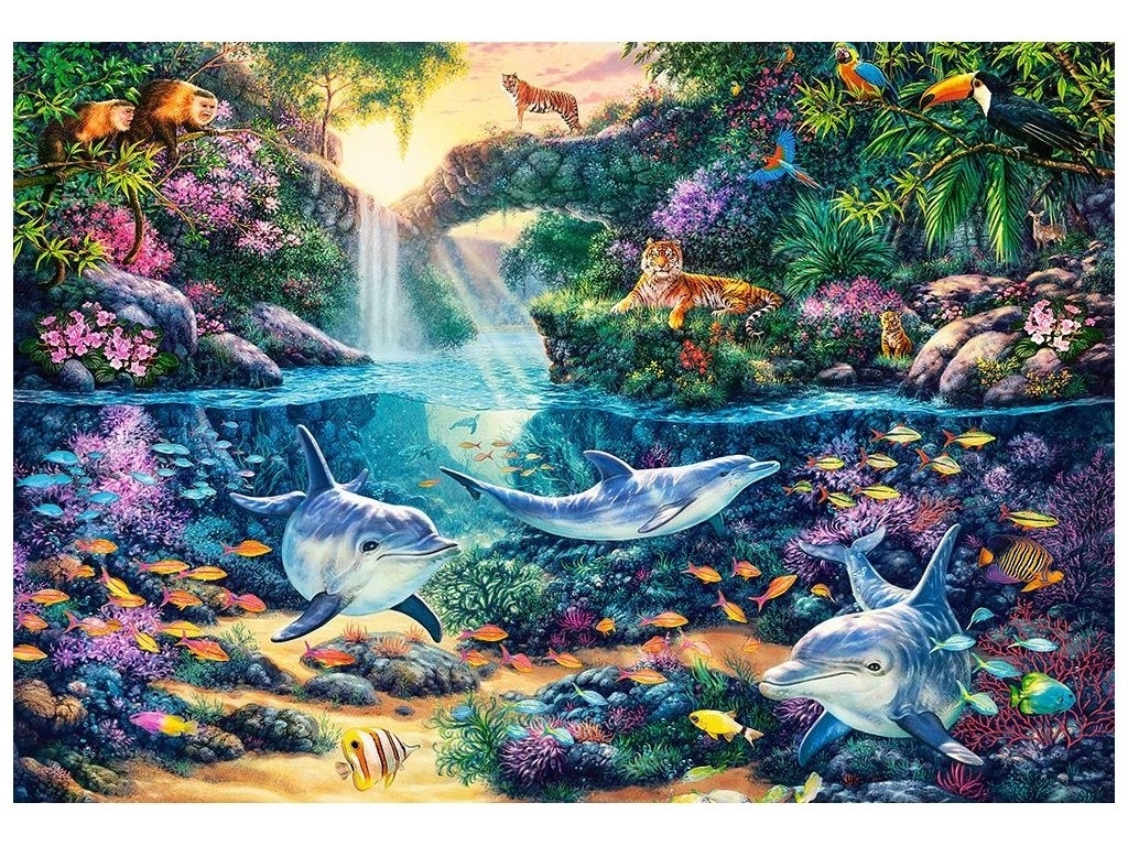 Пазлы Джунгли 1500 элементов, Castorland