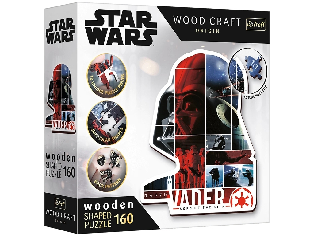 Дерев’яний пазл Trefl Wood Star Wars Дарт Вейдер, 160 елементів