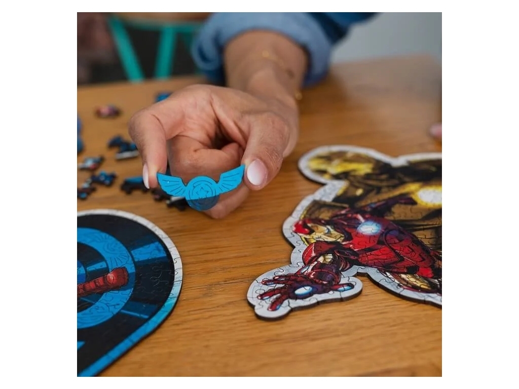 Дерев’яний пазл Trefl Wood Craft Marvel Танос на троні, 160 елементів