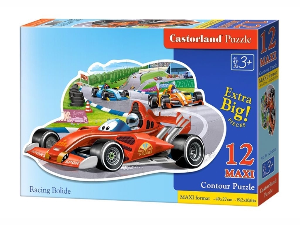 Пазлы Гоночный болид, 12 элементов, Castorland