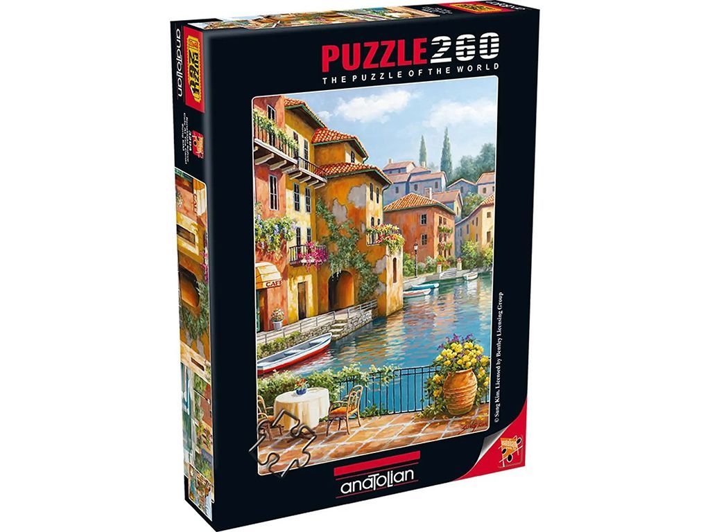 Пазлы Кафе на берегу канала, 260 элементов, Anatolian 3294