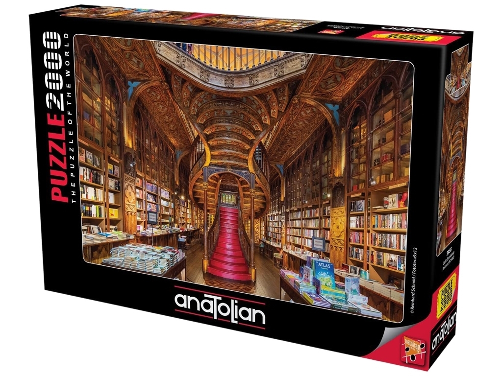Пазлы Книжный магазин Лелло, 2000 элементов, Anatolian