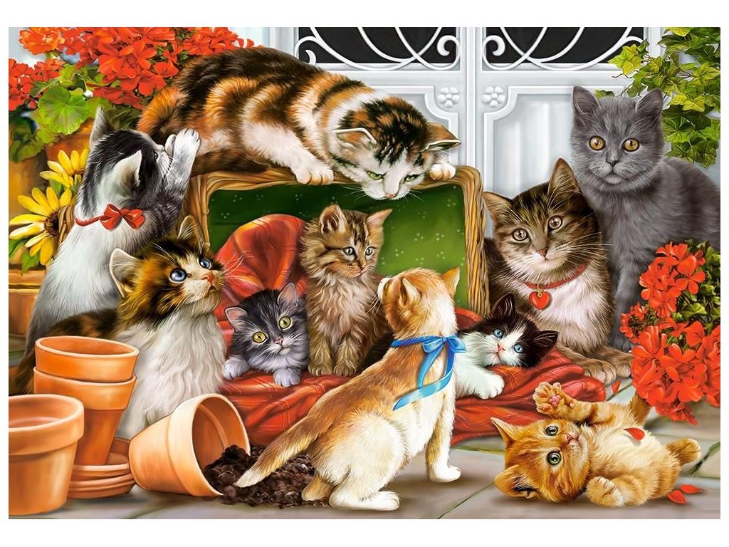 Пазлы Котята, 1500 элементов, Castorland
