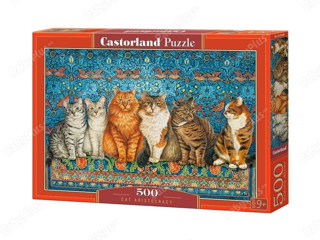 Пазлы Коты Аристократы 500 элементов, Castorland