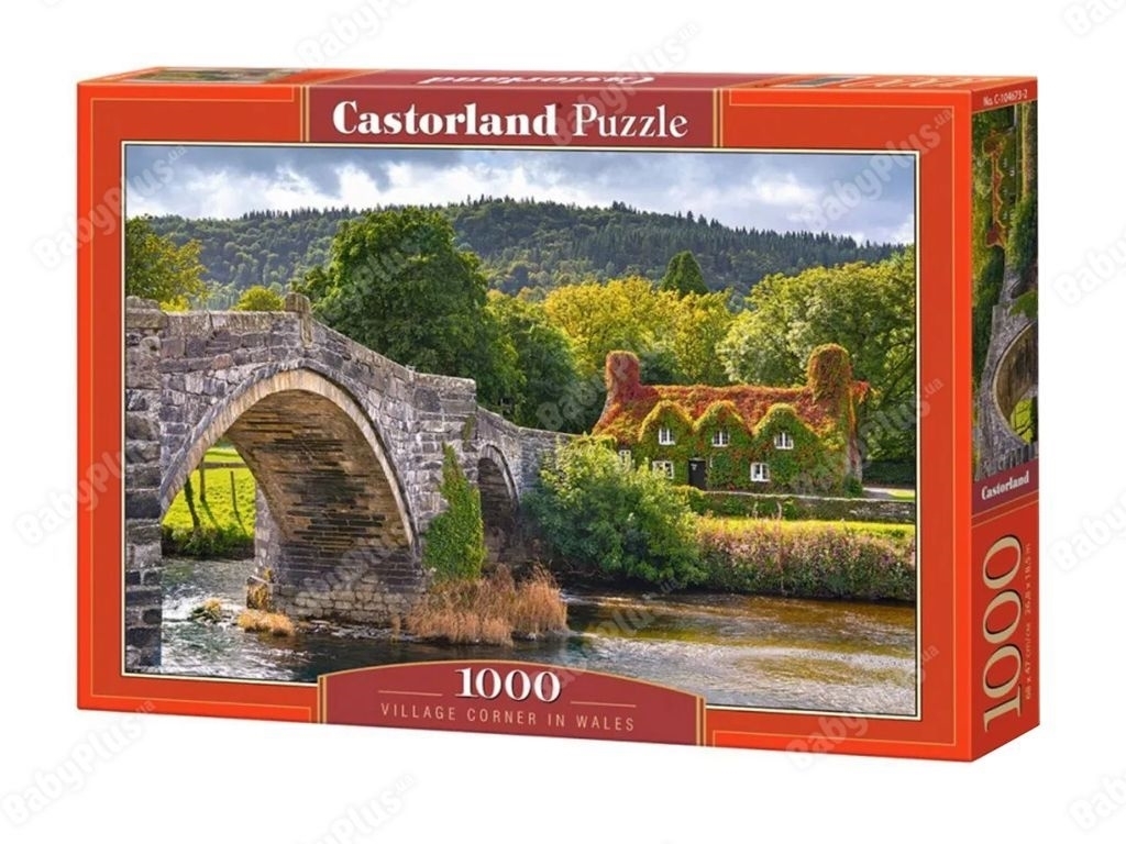 Пазли Містечко в Уельсі 1000 елементів, Castorland