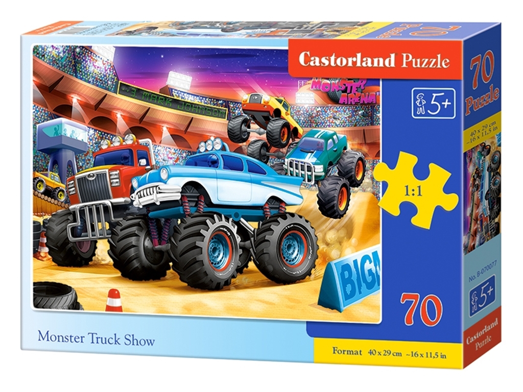 Пазлы Монстр-Трак 70 элементов, Castorland B-070077